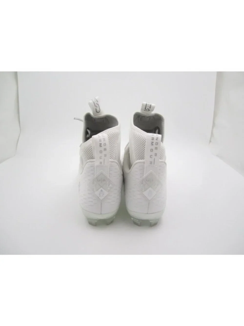 New Under Armour Spotlight Lux MC 2.0 Football Cleats Men Sz 9 White (F12)